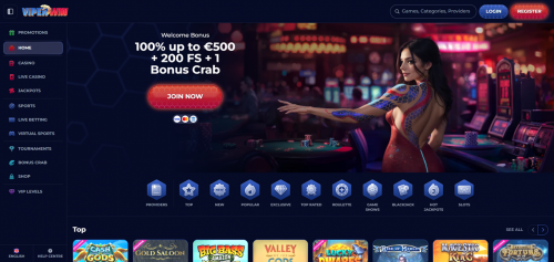 ViperWin Casino Screenshot