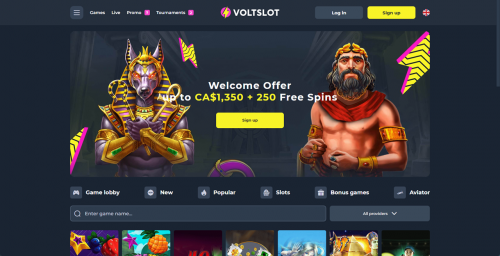 Voltslot Casino Screenshot