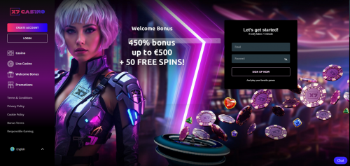 X7 Casino Screenshot