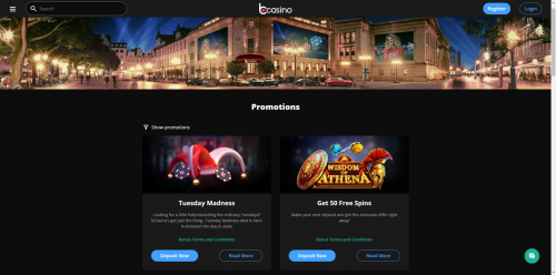 bCasino Screenshot
