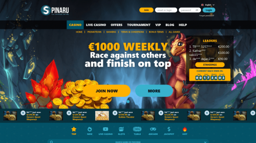 Spinaru Casino Screenshot